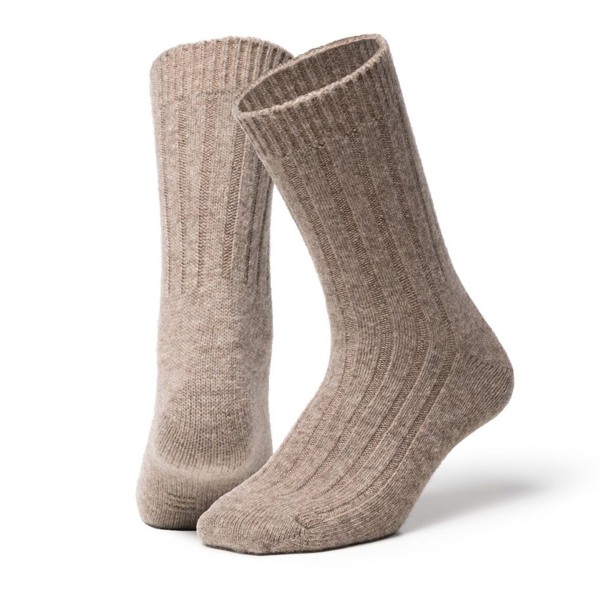 Oims Wool Sock - Natural Brown (5 pack)